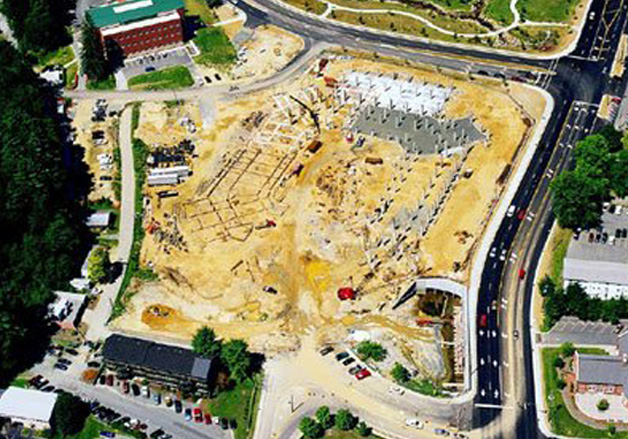 Holmes Center construction Holmes Center construction